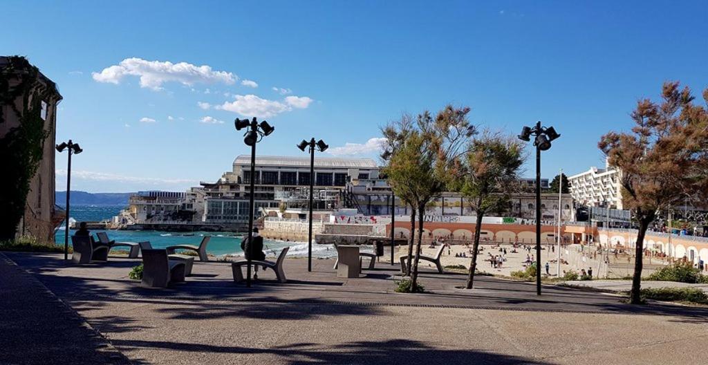 T1 Moderne Plage Des Catalans マルセイユ エクステリア 写真