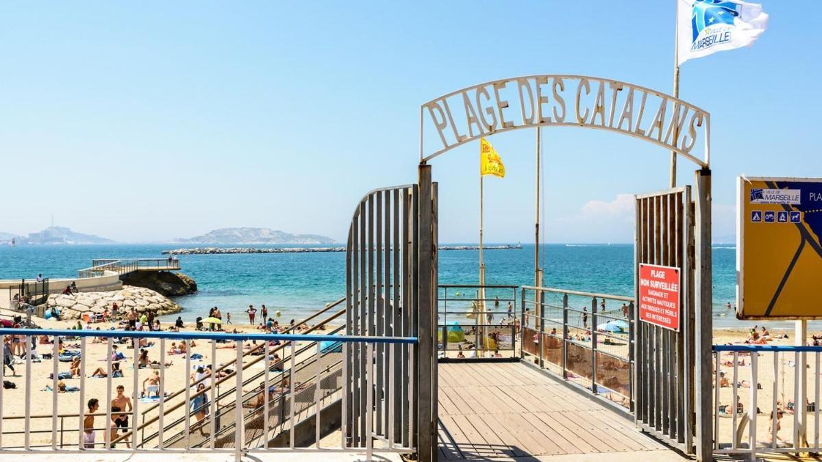 T1 Moderne Plage Des Catalans マルセイユ エクステリア 写真